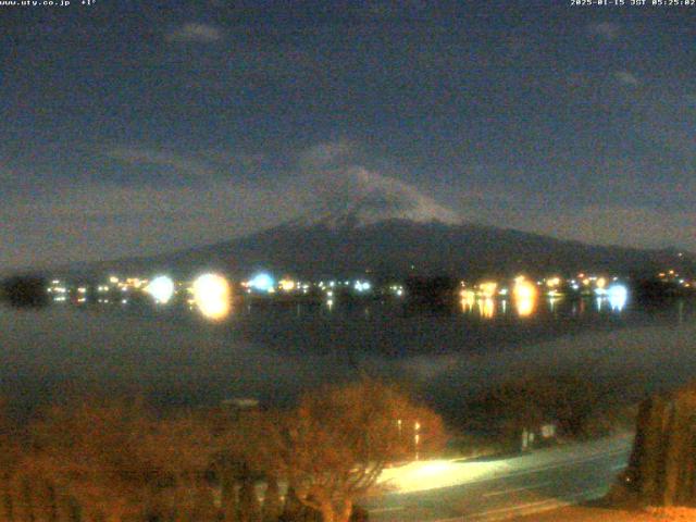 河口湖からの富士山