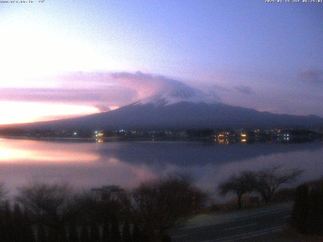 河口湖からの富士山