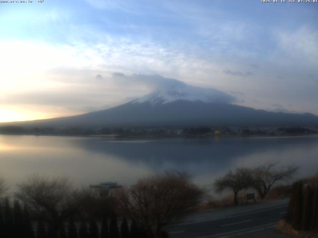 河口湖からの富士山