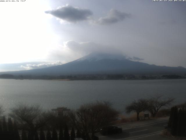 河口湖からの富士山