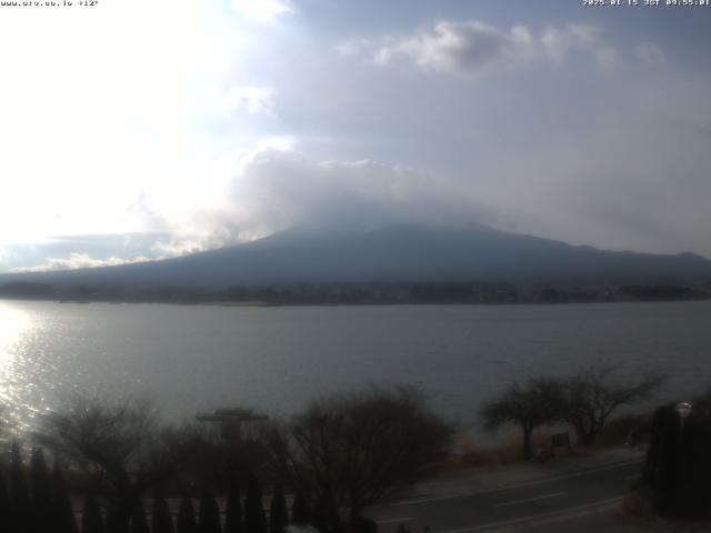 河口湖からの富士山