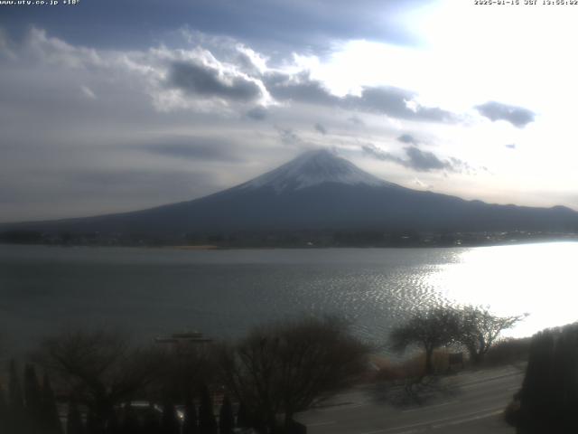 河口湖からの富士山