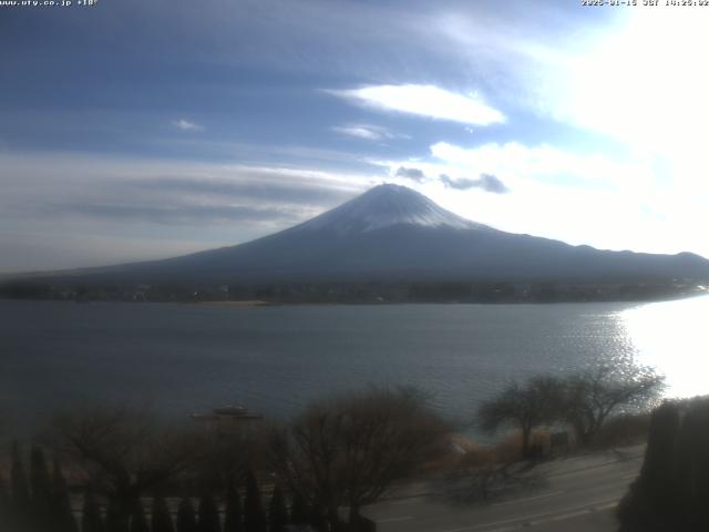 河口湖からの富士山