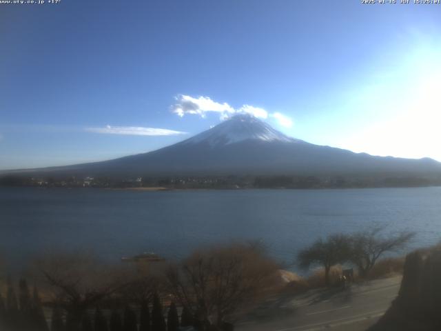 河口湖からの富士山