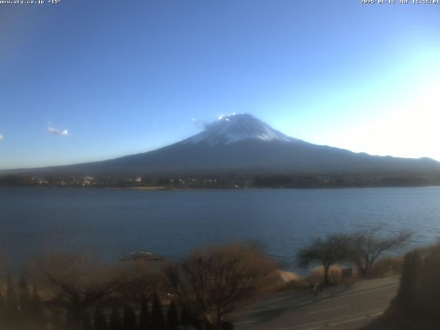 河口湖からの富士山