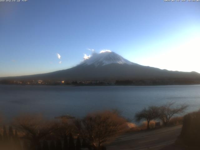 河口湖からの富士山