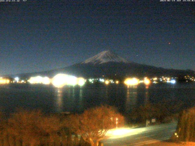 河口湖からの富士山