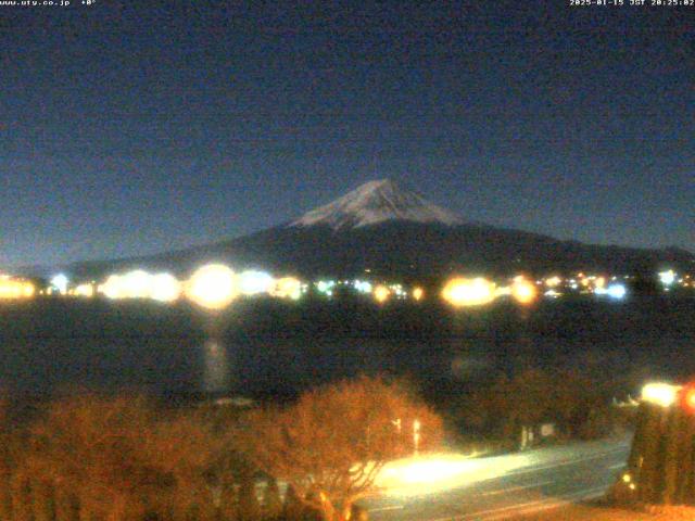 河口湖からの富士山