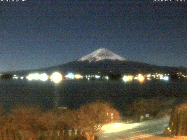 河口湖からの富士山