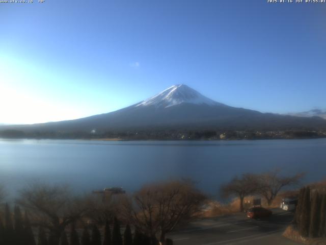 河口湖からの富士山