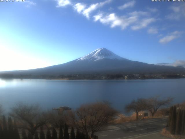 河口湖からの富士山