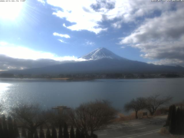 河口湖からの富士山