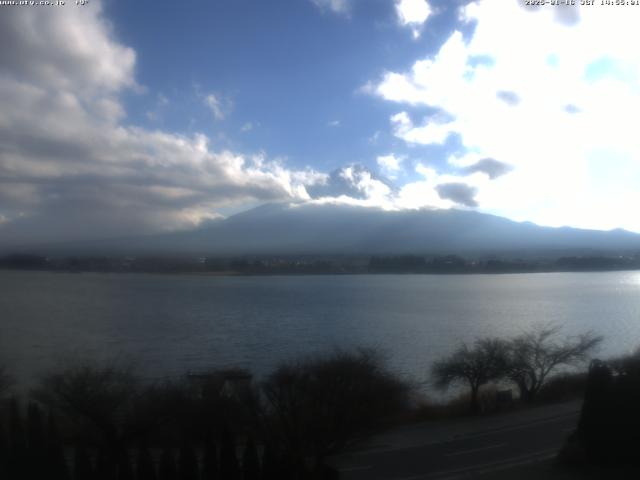 河口湖からの富士山