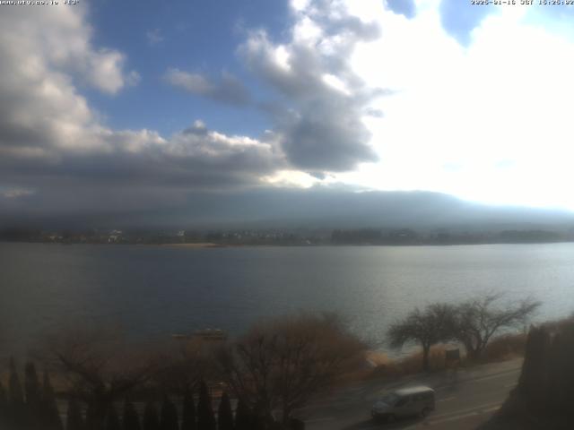 河口湖からの富士山