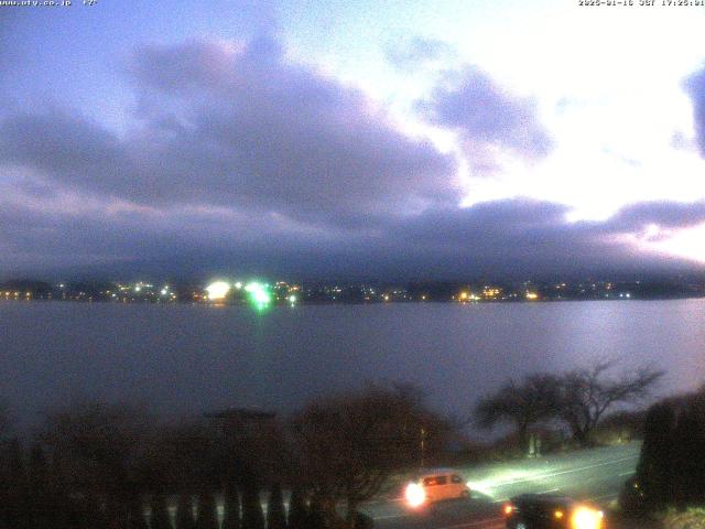 河口湖からの富士山