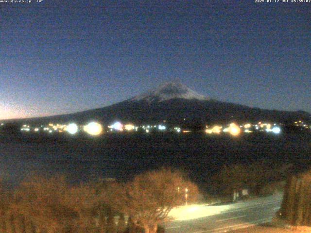 河口湖からの富士山