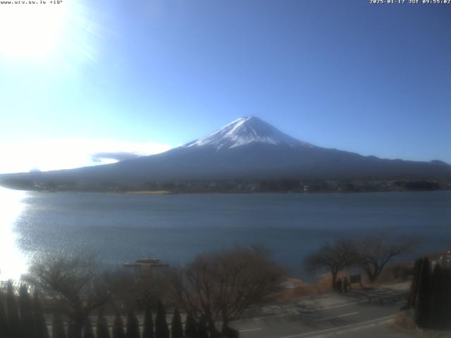 河口湖からの富士山