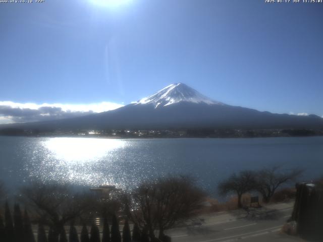 河口湖からの富士山