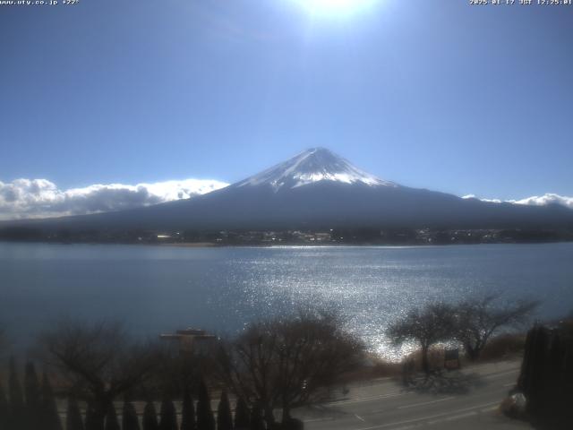 河口湖からの富士山