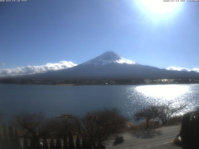 河口湖からの富士山