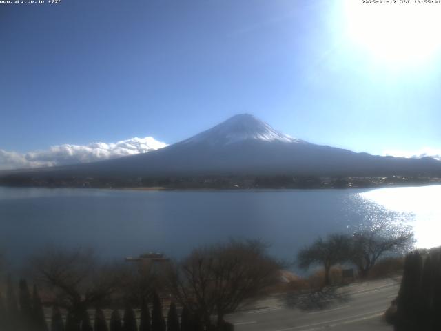 河口湖からの富士山