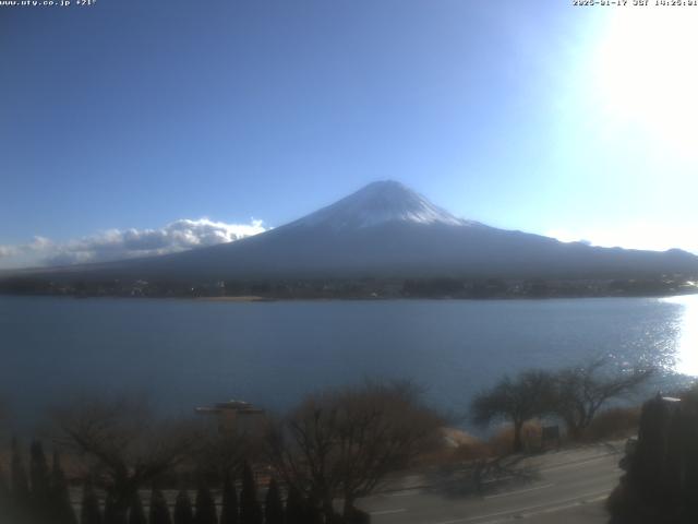 河口湖からの富士山