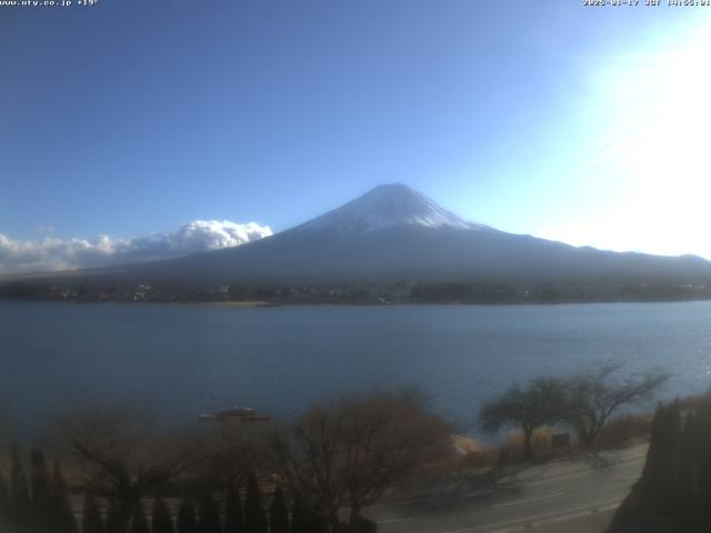 河口湖からの富士山