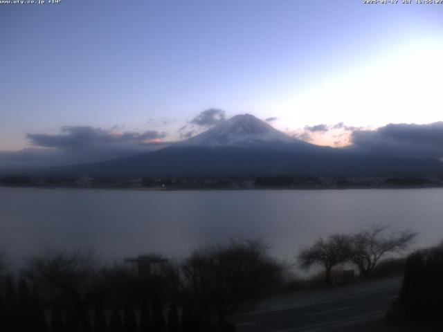 河口湖からの富士山