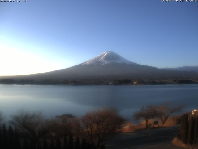 河口湖からの富士山