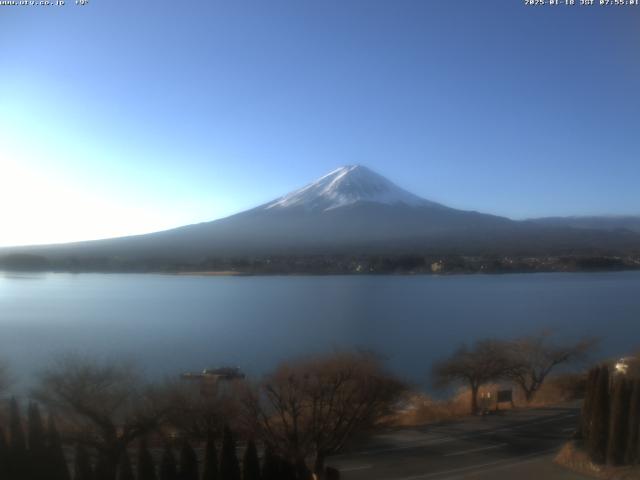 河口湖からの富士山