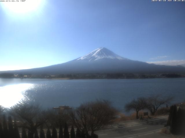 河口湖からの富士山