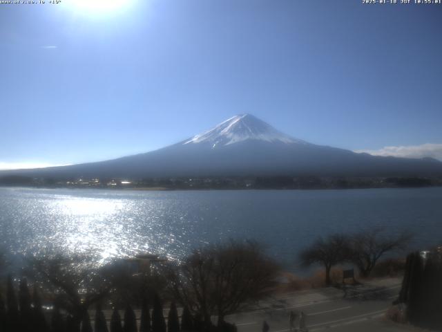 河口湖からの富士山