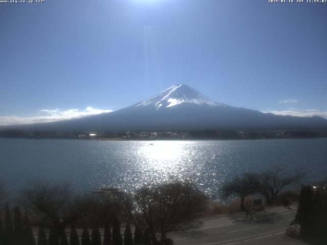 河口湖からの富士山