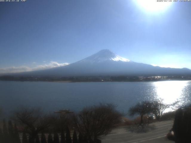 河口湖からの富士山