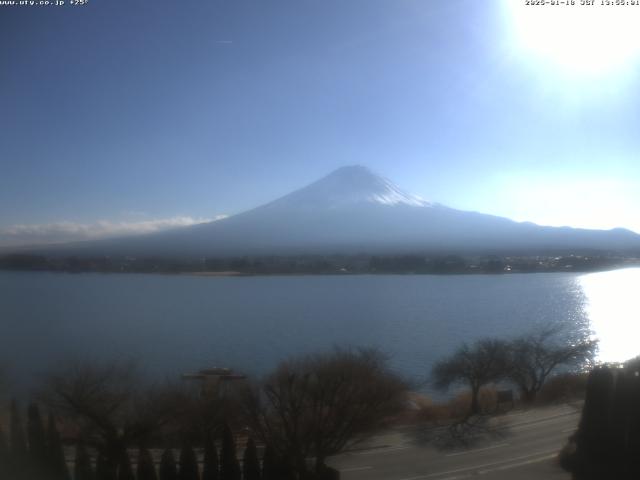 河口湖からの富士山