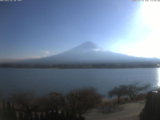 河口湖からの富士山