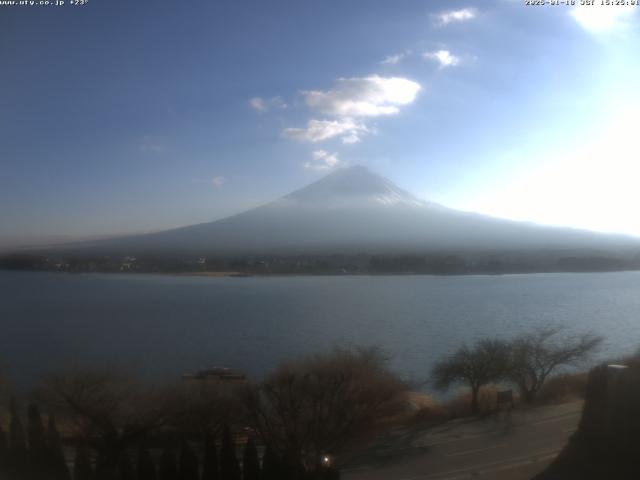 河口湖からの富士山