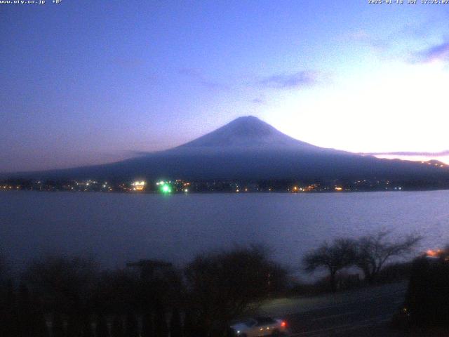 河口湖からの富士山