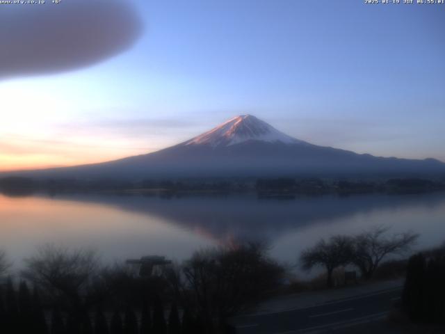 河口湖からの富士山