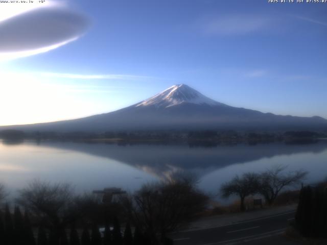 河口湖からの富士山