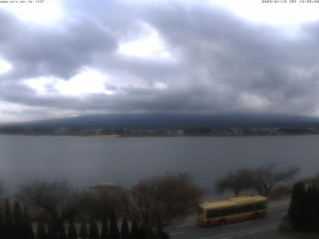 河口湖からの富士山