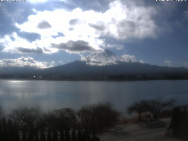 河口湖からの富士山