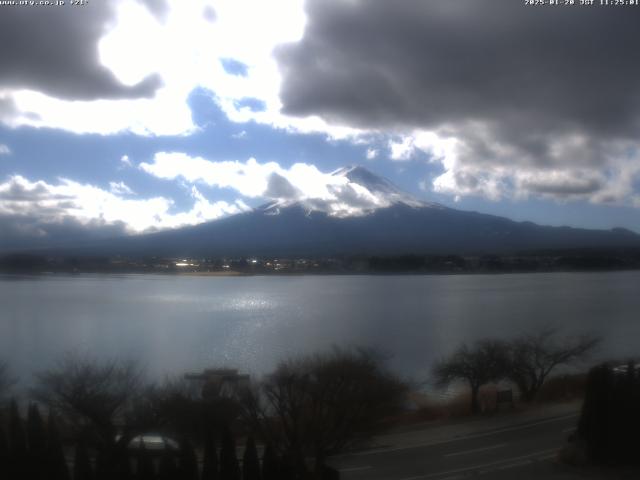 河口湖からの富士山