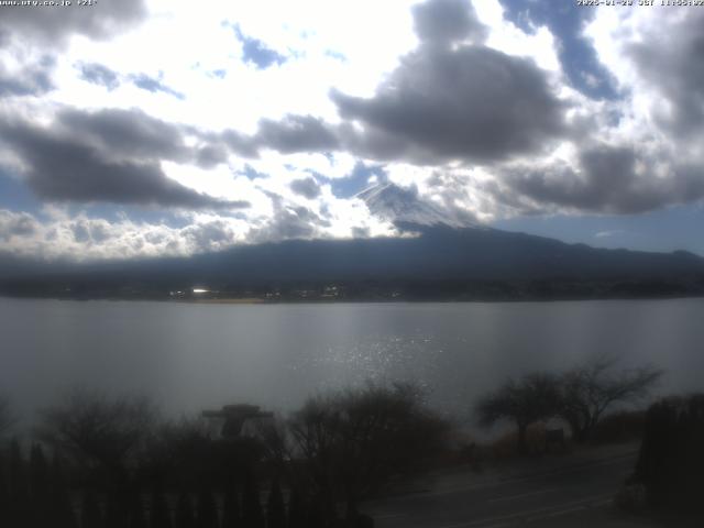 河口湖からの富士山