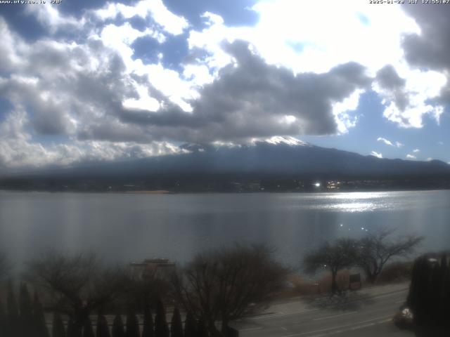 河口湖からの富士山