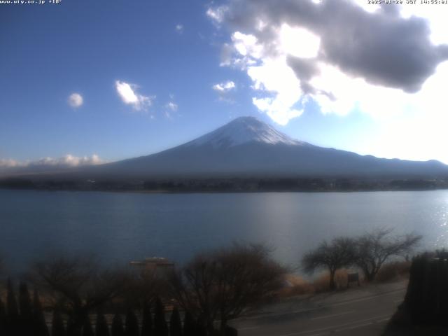 河口湖からの富士山