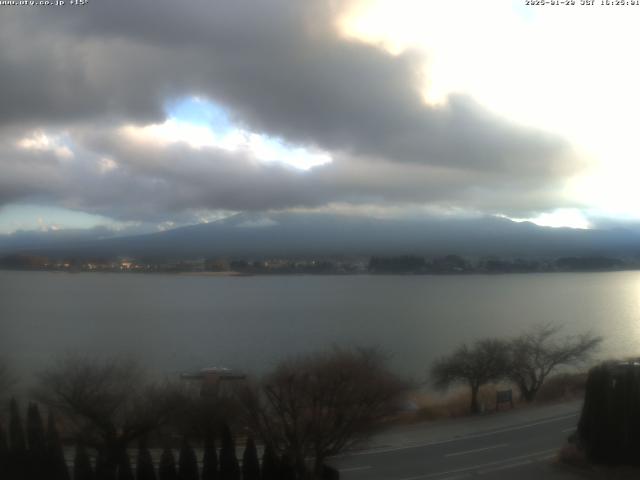 河口湖からの富士山