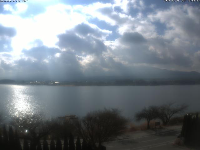 河口湖からの富士山