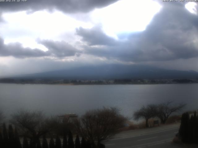 河口湖からの富士山