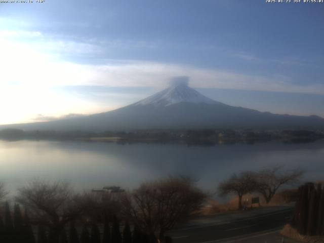 河口湖からの富士山